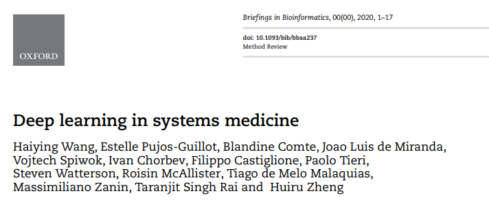 Deep Learning in Systems Medicine