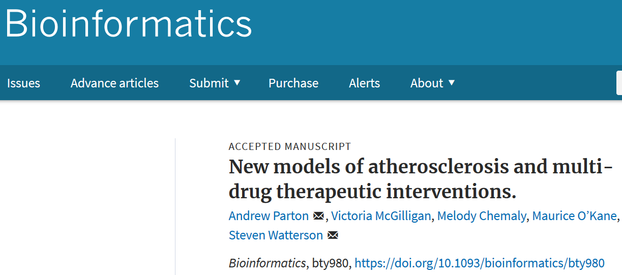 New models of atherosclerosis and multi-drug therapeutic interventions