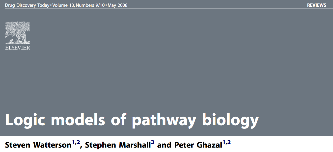 Logic Models of Pathway Biology