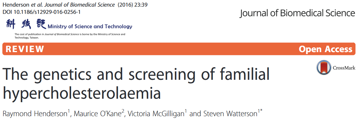 The genetics and screening of familial hypercholesterolaemia