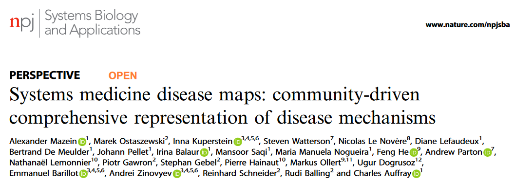 Systems medicine disease maps - community-driven comprehensive representation of disease mechanisms